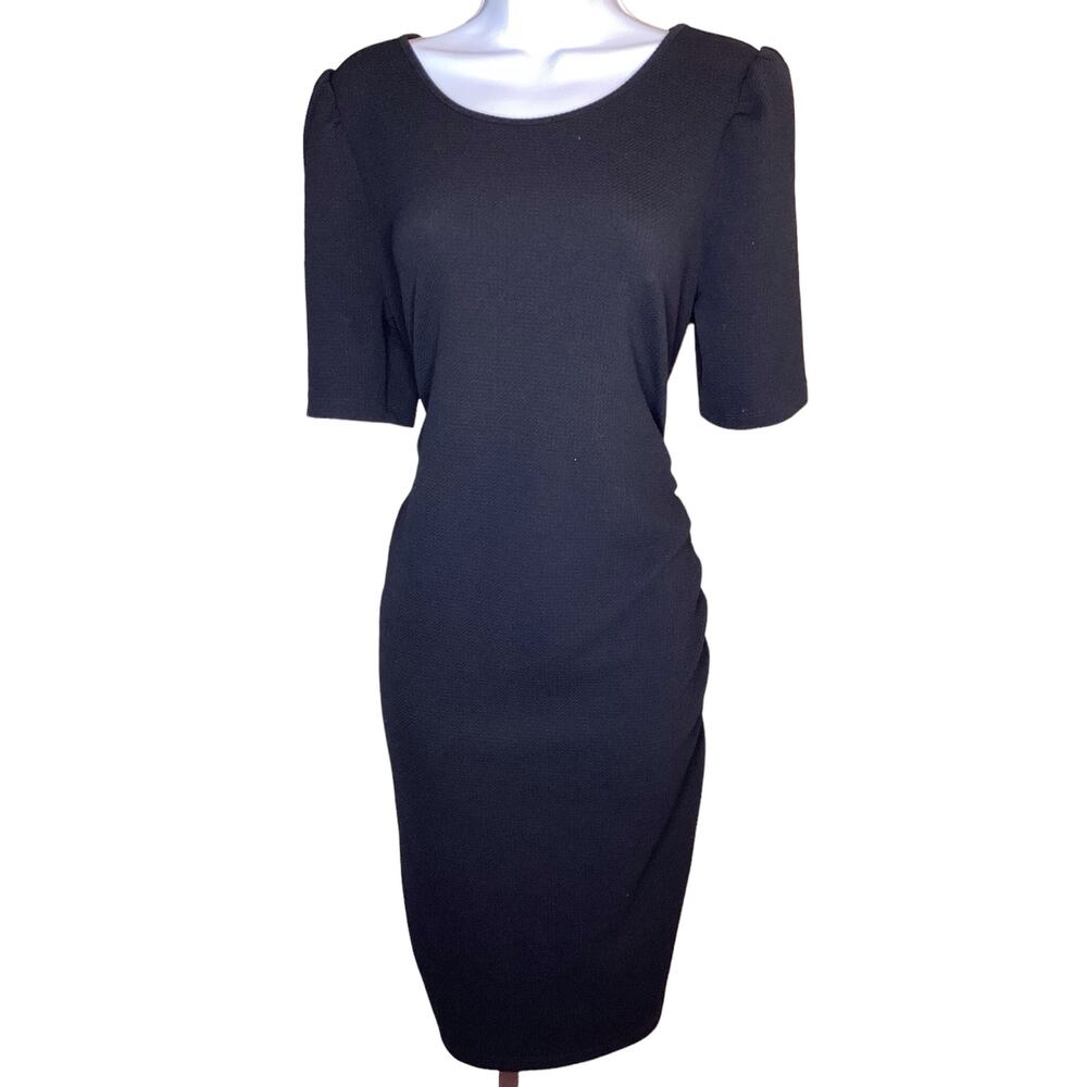Motherhood Maternity Women Dress Sz lrg EUC Little black dress Stretchy Short/SL